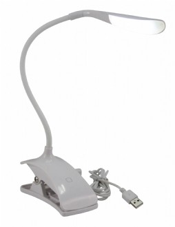 LED Mini Clip On Lamp White (L-JBTD)