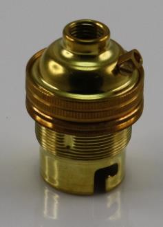 Lampholder Brass 10mm BC 