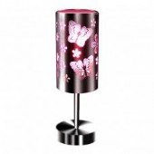 TLJU10A3 Pink B/Fly Touch Lamp