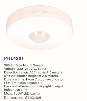 PH4201/WH Ceiling Sensor