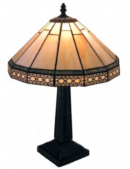 T131013 Leadlight Table Lamp 13