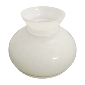 F045 Conical White Glass