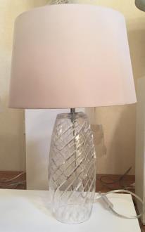 TL1724 Swirl Glass Base & Shade