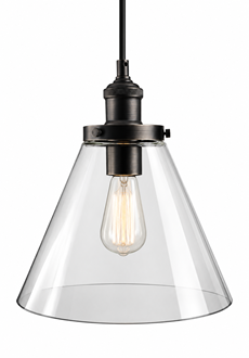 P1720L Single Glass Pendant Large