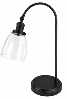 TL1729 Goose Neck Glass Table Lamp 