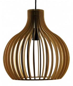 P1602 Large Wood Pendant